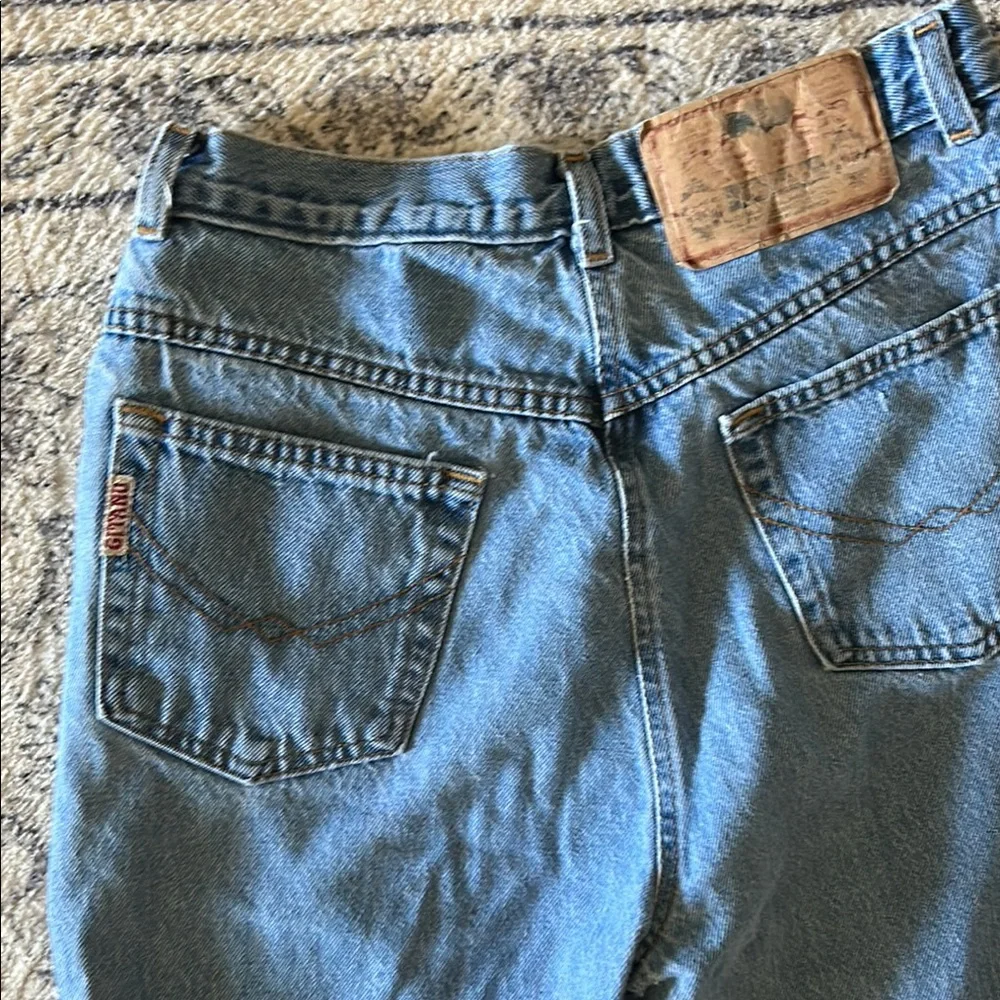 Vintage Gitano Blue Straight Leg Jeans Soft Denim - Picture 4 of 5